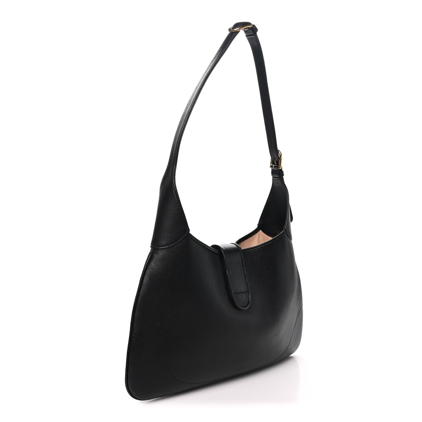 Goatskin Medium Aphrodite Shoulder Bag Black