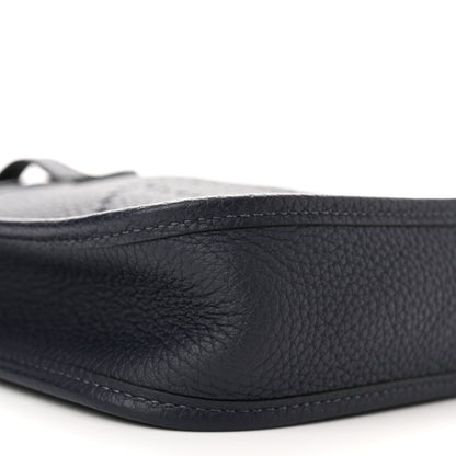 Hermes Taurillon Clemence Evelyne TPM Bleu Obscur 9 of 11
