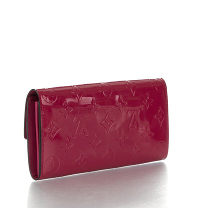 Louis Vuitton Vernis Sarah Wallet Rose Indien 3 of 7