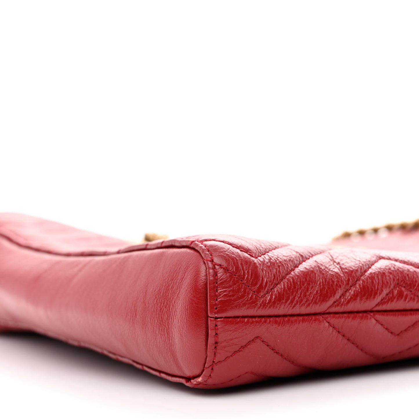 Azalea Calfskin Matelasse Medium GG Marmont Slim Tote Romantic Cerise