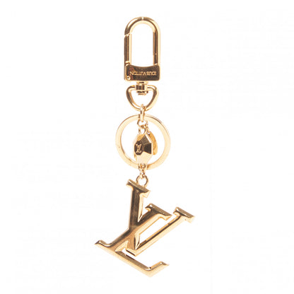 Louis Vuitton LV Facettes Bag Charm Key Holder Gold 3 of 5