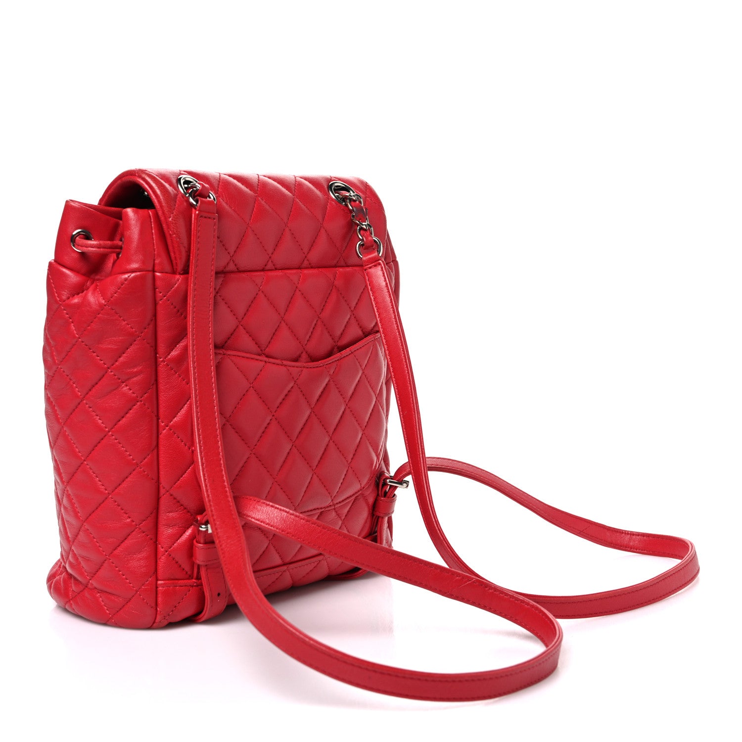 Chanel Lambskin Quilted Small Urban Spirit Backpack Dark Pink 3 of 10