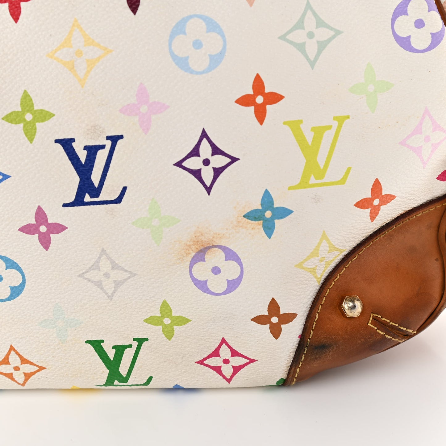Monogram Multicolor Greta White