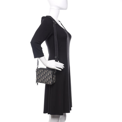 Christian Dior Oblique Pouch Navy Blue 2 of 13