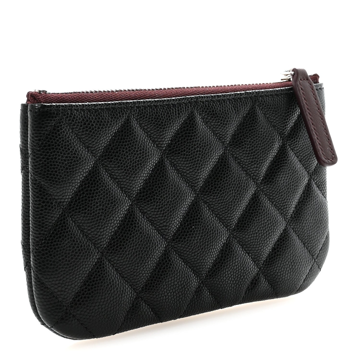 Chanel Caviar Quilted Small Cosmetic Case Black 3 of 8