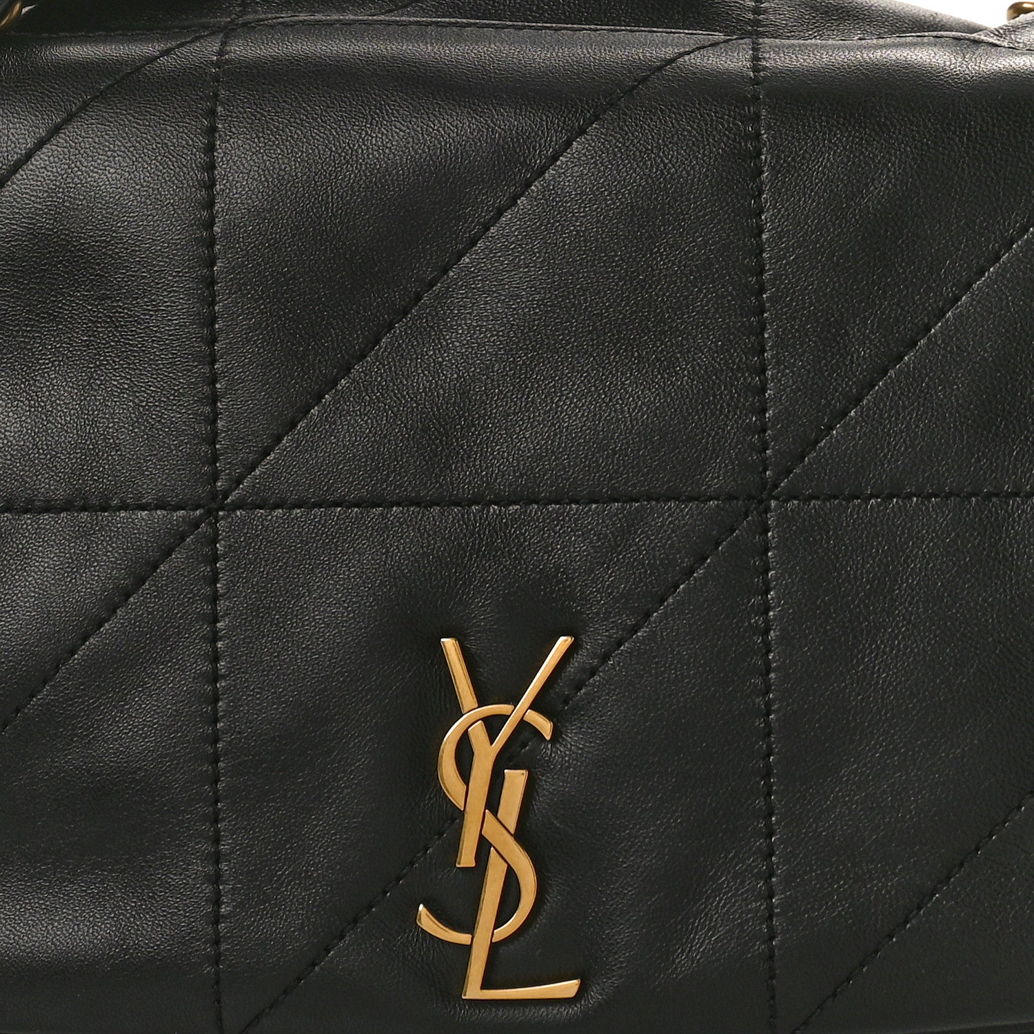 Saint Laurent Lambskin Matelasse Monogram Small Jamie 4.3 Black 7 of 9