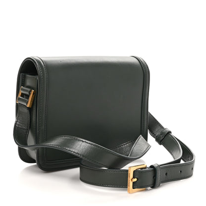 Saint Laurent Smooth Calfskin Small Solferino Satchel Green 3 of 11