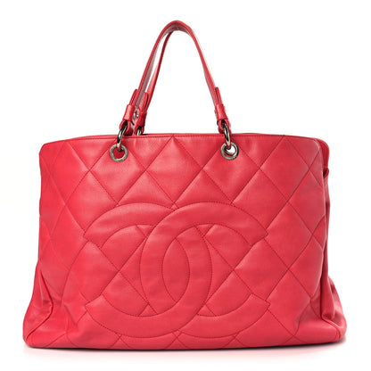 Chanel Soft Caviar Quilted Large CC Timeless Tote Fuchsia 1 of 10