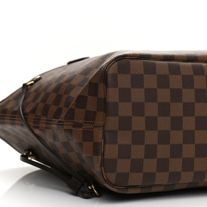 Louis Vuitton Damier Ebene Neo Neverfull MM Rose Ballerine 8 of 10