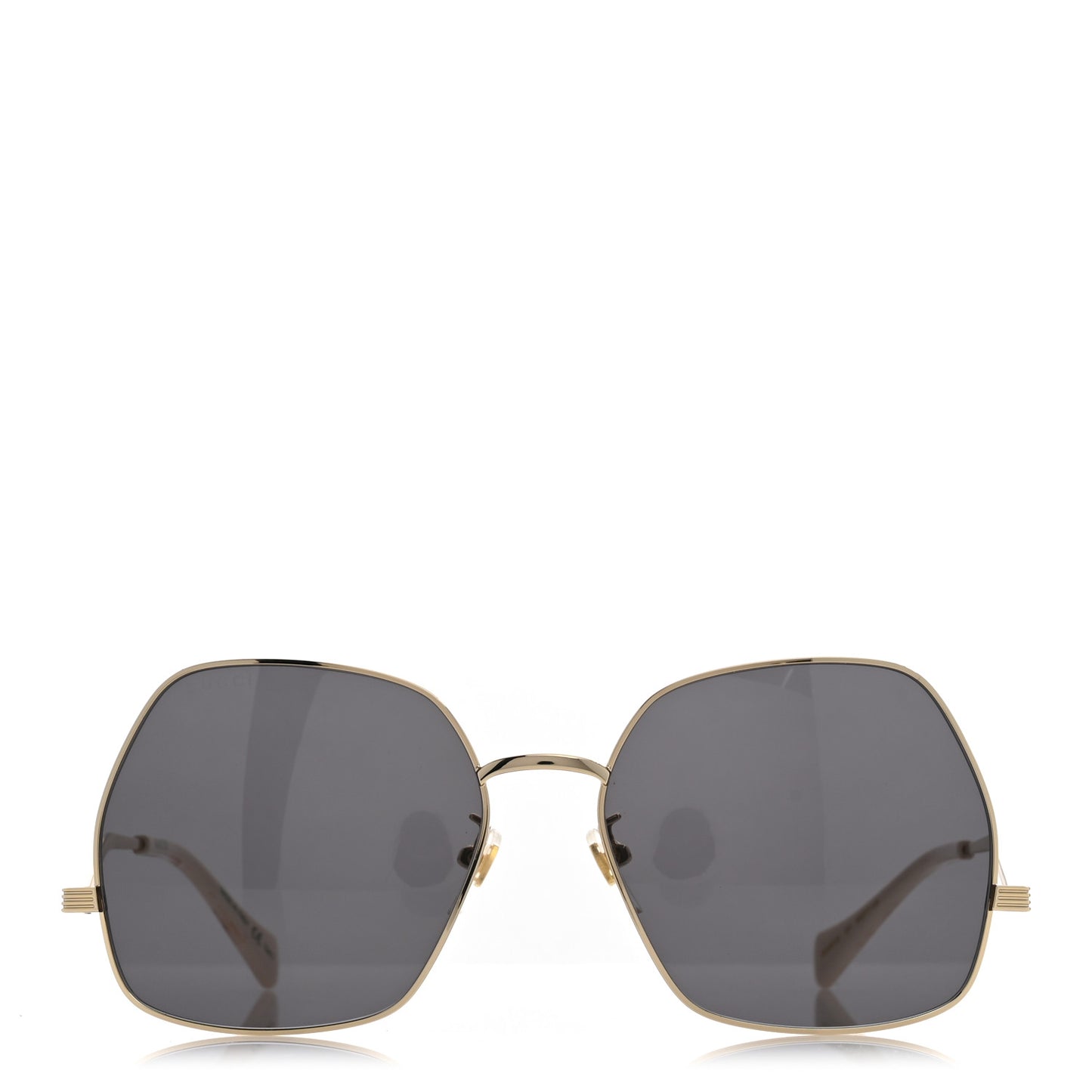 Metal Frame Sunglasses GG0972S Gold Brown