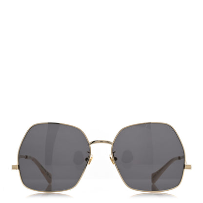 Gucci Metal Frame Sunglasses GG0972S Gold Brown 2 of 9