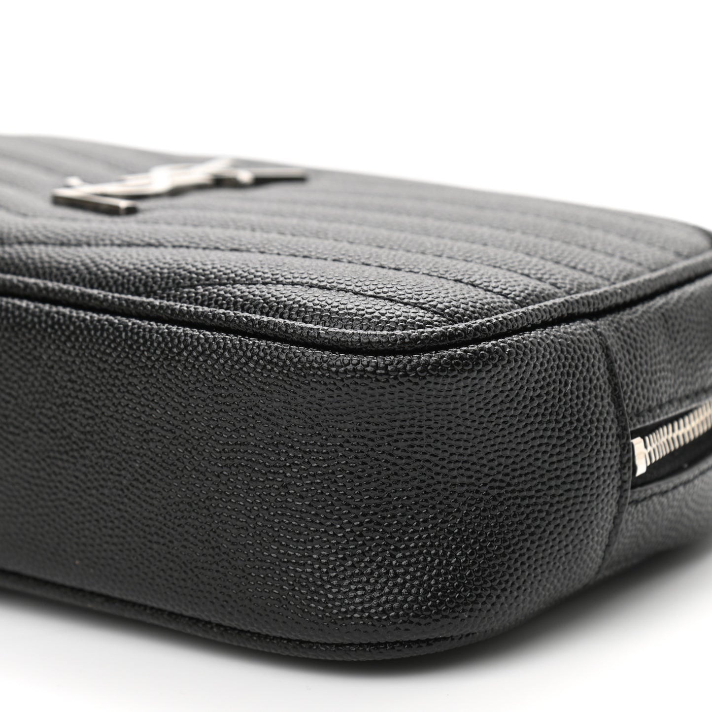 Grain De Poudre Matelasse Monogram Mini Lou Camera Bag Black