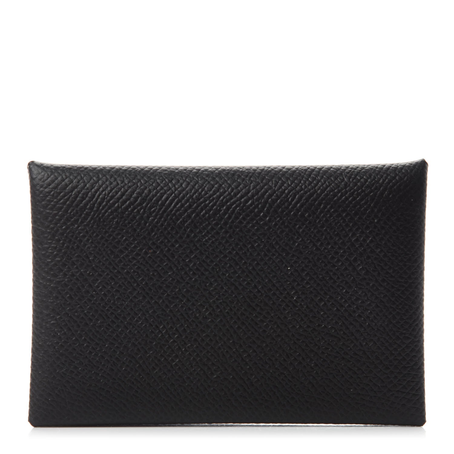 Hermes Epsom Calvi Card Case Black 1 of 8