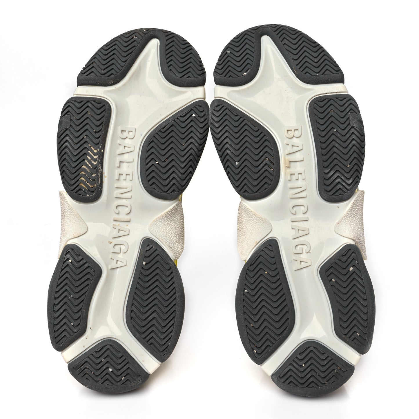 Nylon Suede Womens Triple S 2.0 Sneakers Gris Bleu Rouge