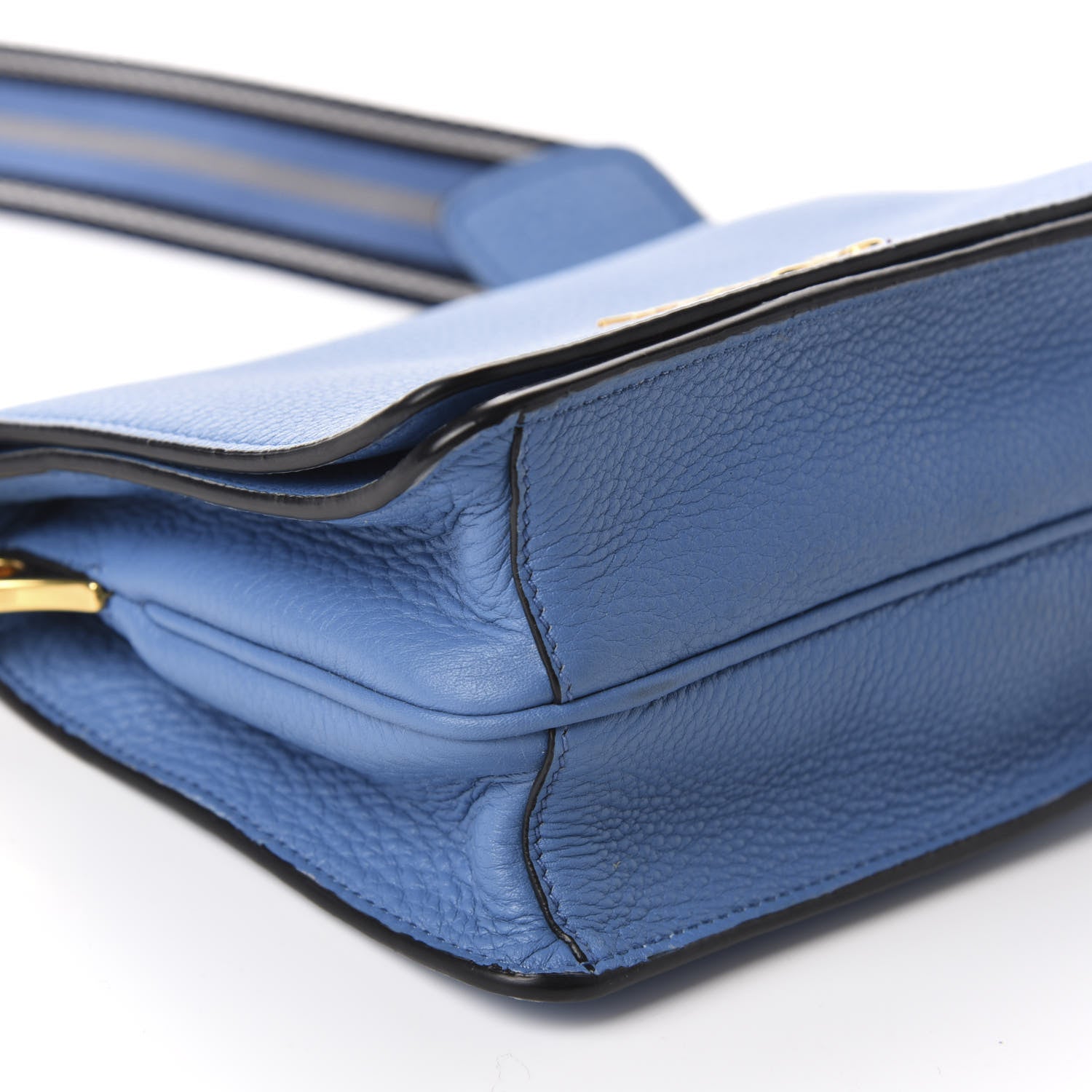 Prada Vitello Daino Flap Crossbody Mare 6 of 9