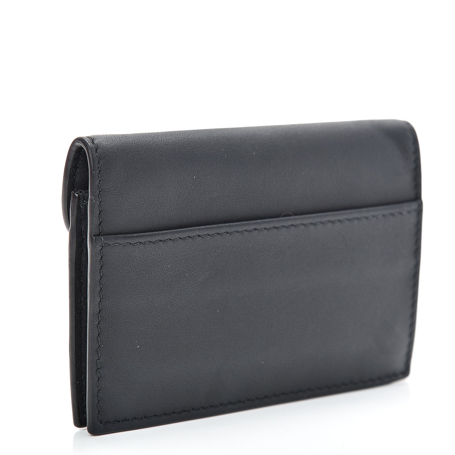 Christian Dior Ultra Matte Calfskin Saddle Card Holder Black 2 of 7