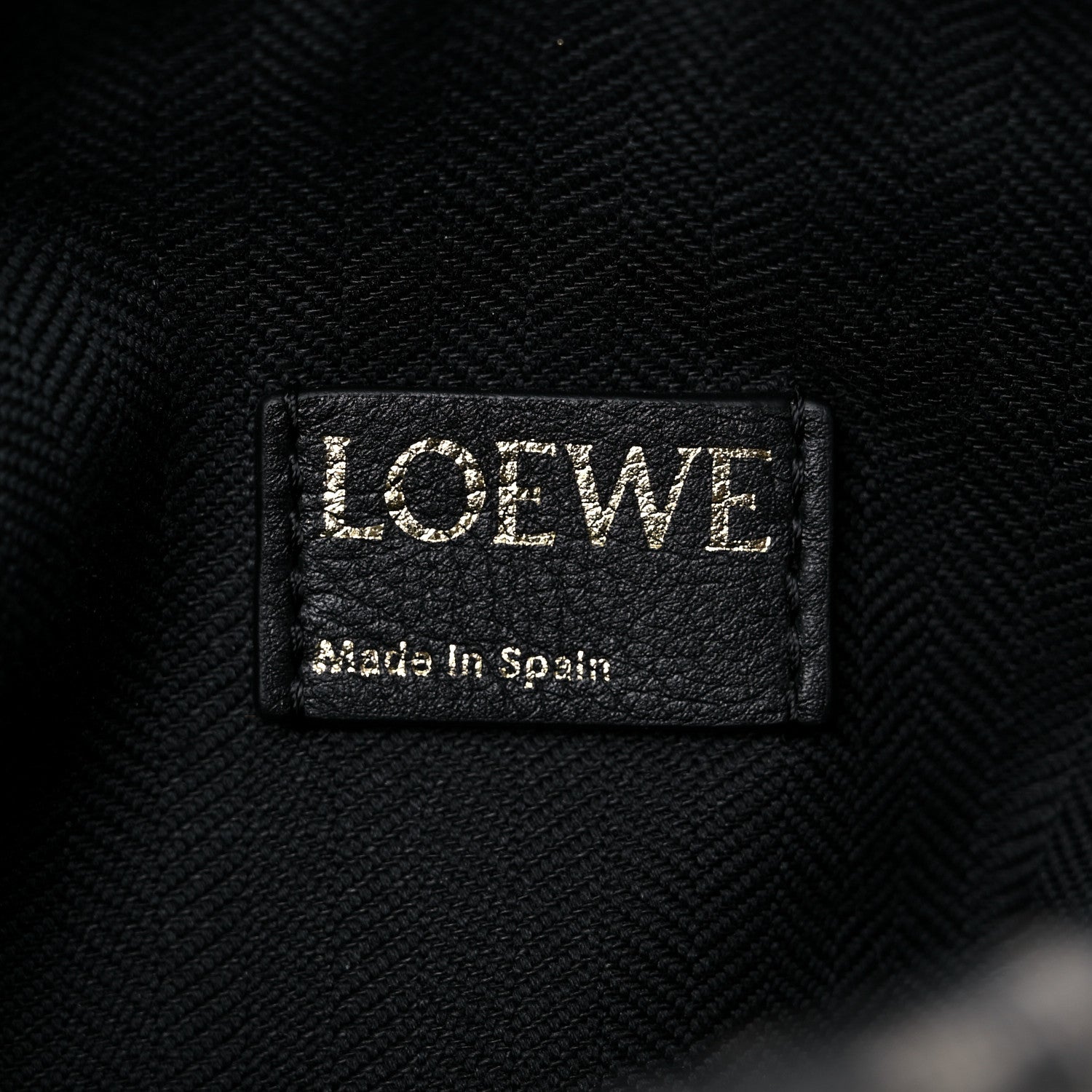 Loewe Jacquard Anagram Calfskin Small Cubi Bag Navy Black 6 of 8