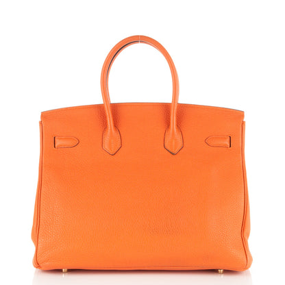 Hermes Togo Birkin 35 Orange 4 of 24