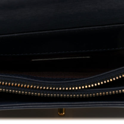 Chanel Lambskin Quilted Small Art Nouvelle Flap Bag Navy 5 of 10