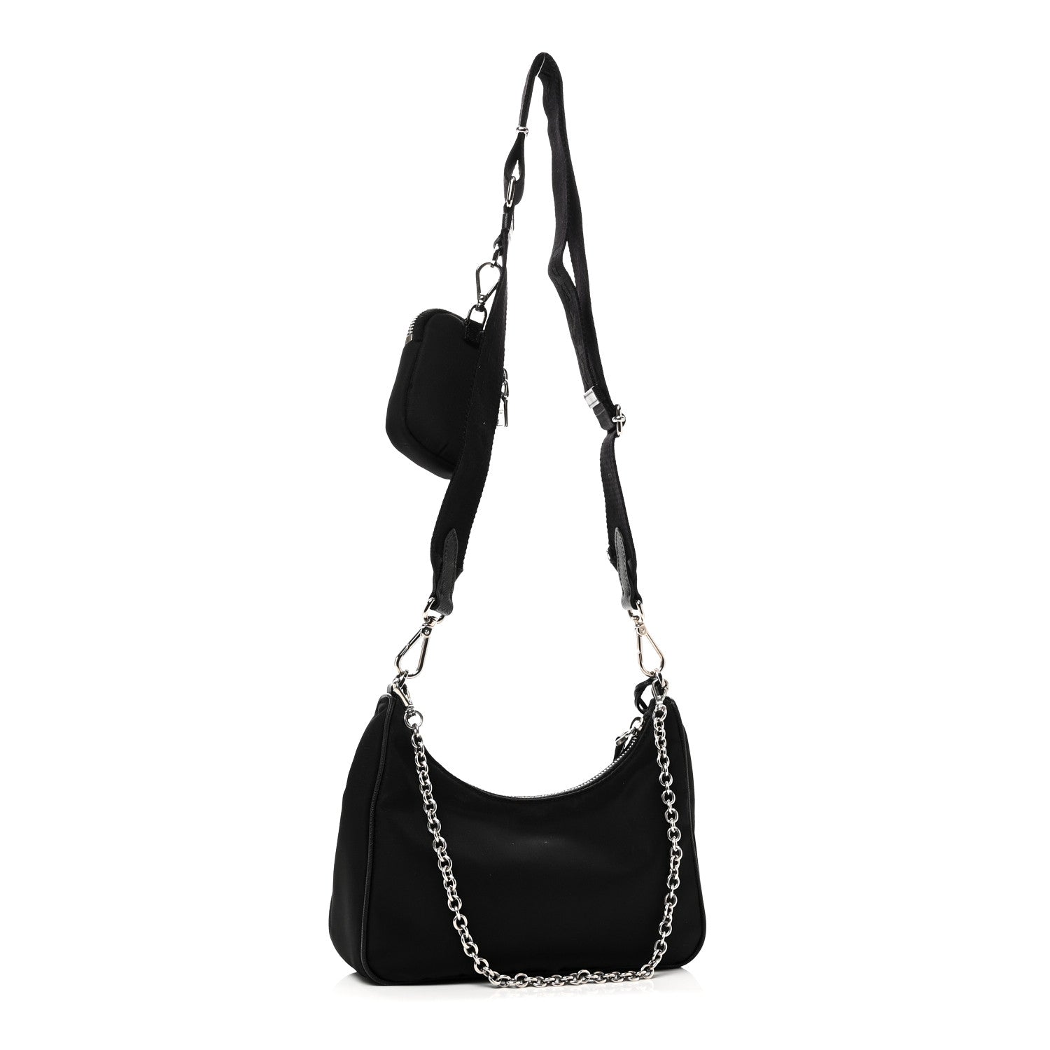 Prada Nylon Re-Edition 2005 Shoulder Bag Black 3 of 9