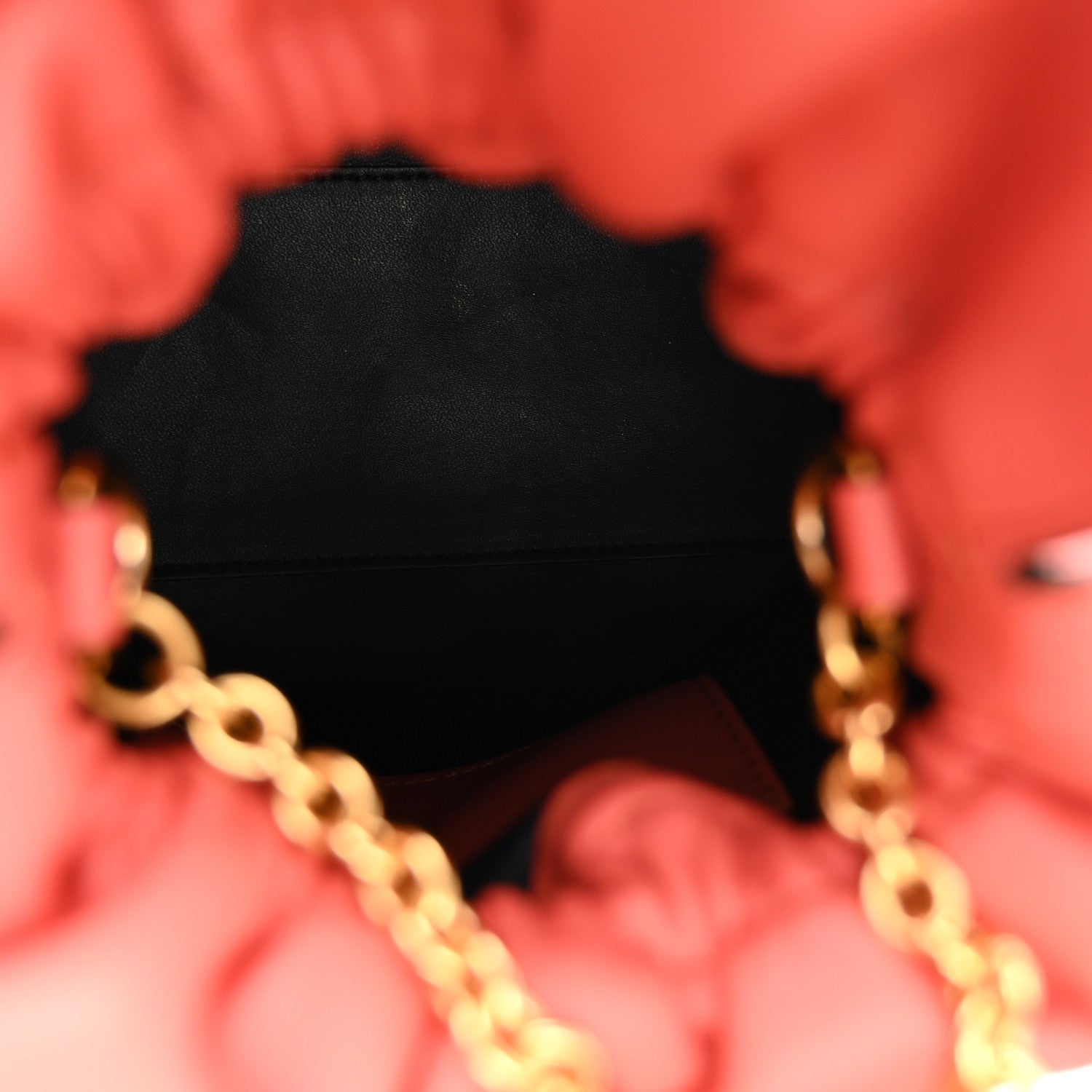 Mulberry Lambskin Mini Lynton Bucket Bag Coral 5 of 10