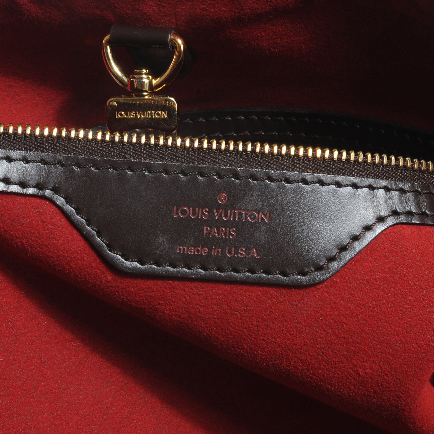 Louis Vuitton Damier Ebene Hampstead MM 6 of 7