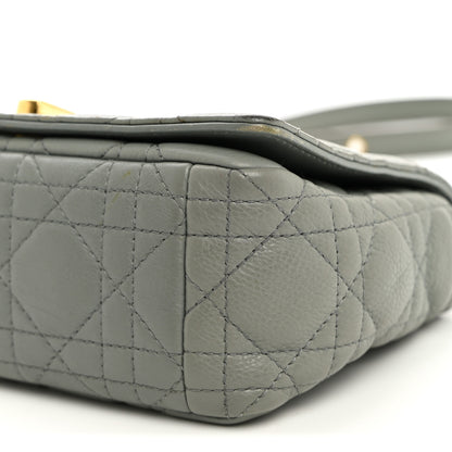 Christian Dior Calfskin Cannage Small Caro Bag Grey 10 of 11