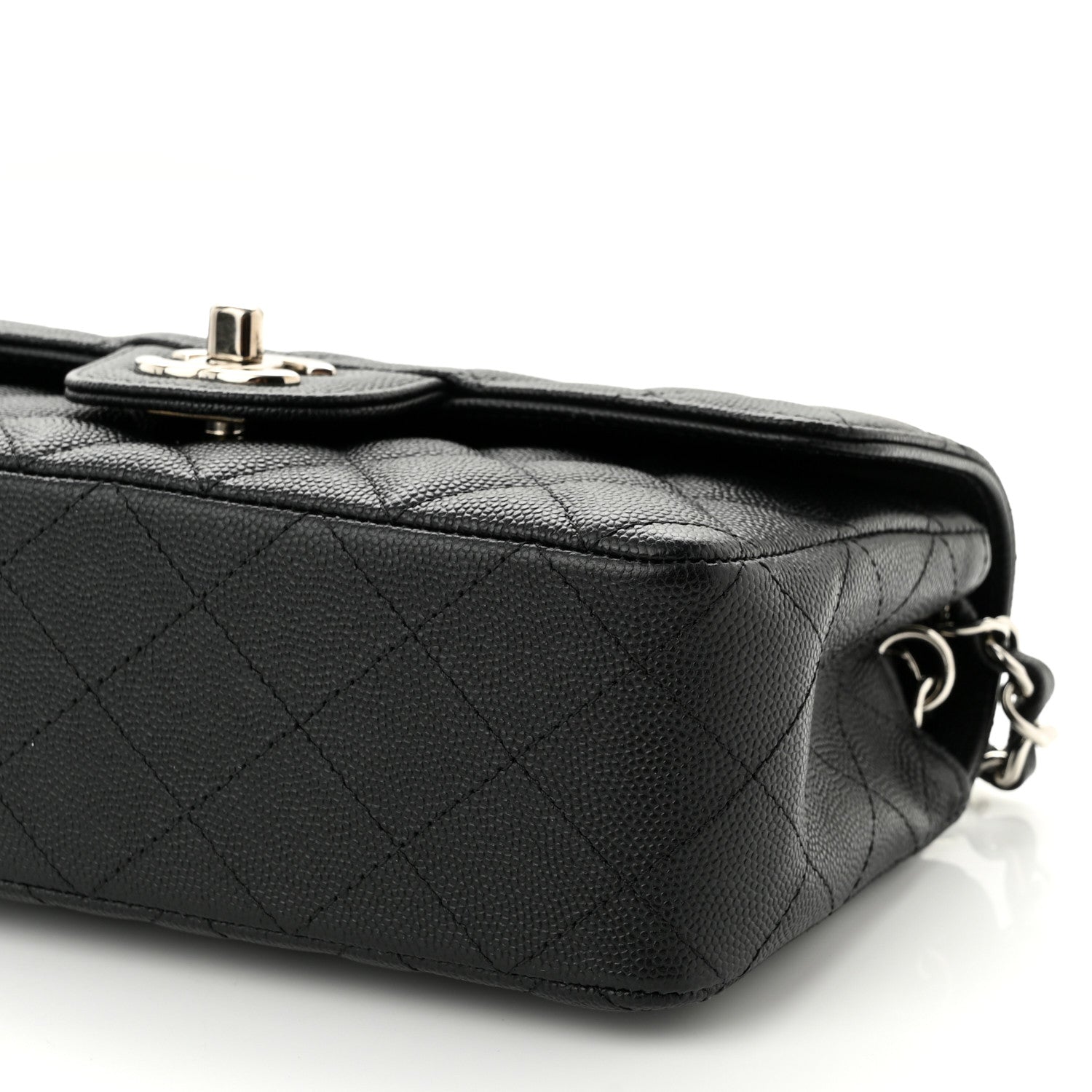 Chanel Caviar Quilted Mini Rectangular Flap Black 10 of 11