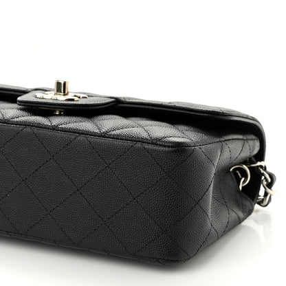 Chanel Caviar Quilted Mini Rectangular Flap Black 10 of 11