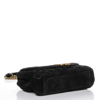Saint Laurent Suede Tri-Quilt Monogram Medium College Bag Black 4 of 6
