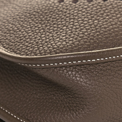 Hermes Taurillon Clemence Evelyne III PM Etoupe 4 of 11