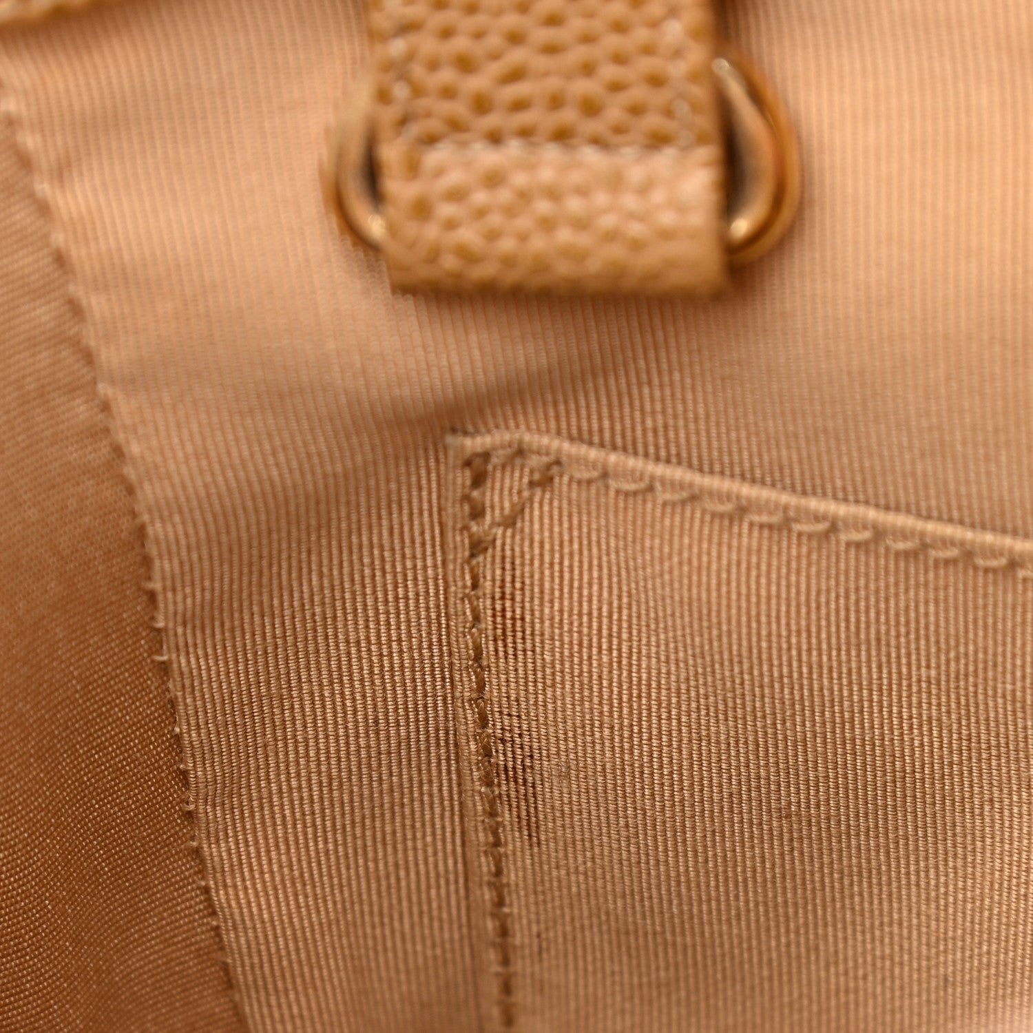 Chanel Caviar Quilted Petit Shopping Tote PST Beige 13 of 14