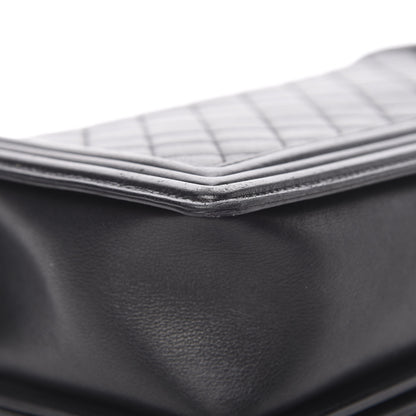 Chanel Calfskin Quilted New Medium Boy Flap Black 11 of 15