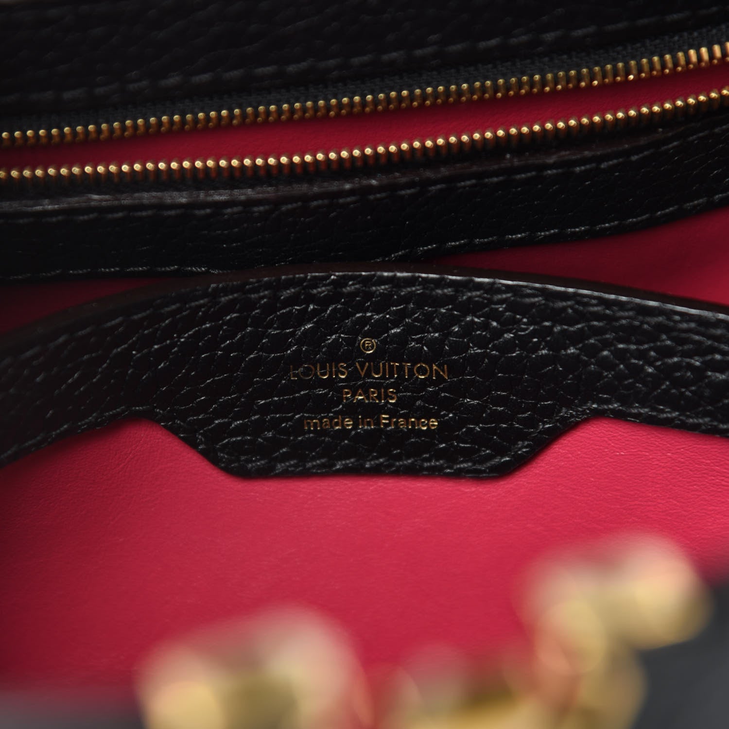 Louis Vuitton Taurillon Capucines BB Black 8 of 10