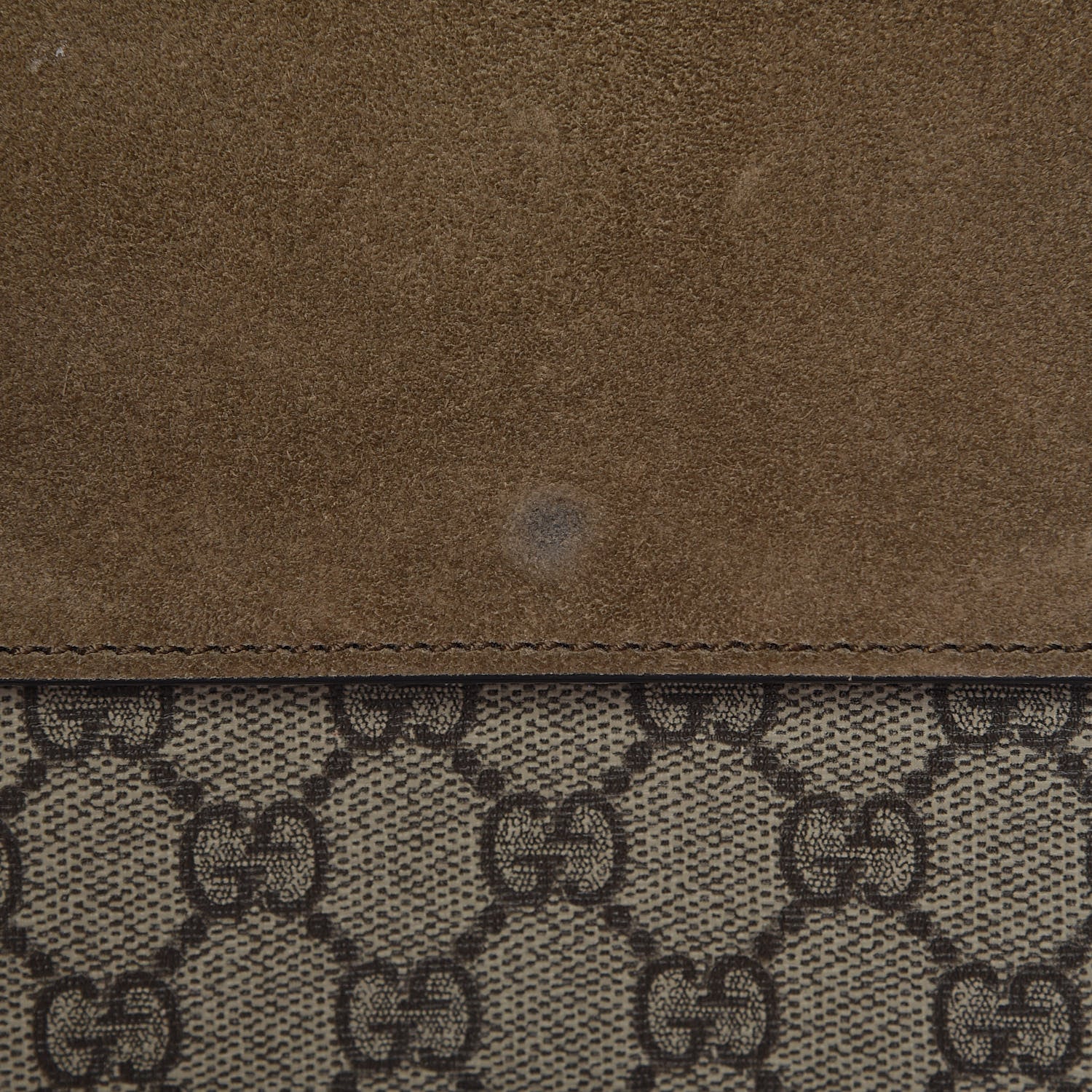 Gucci GG Supreme Monogram Small Dionysus Shoulder Bag Taupe 8 of 11