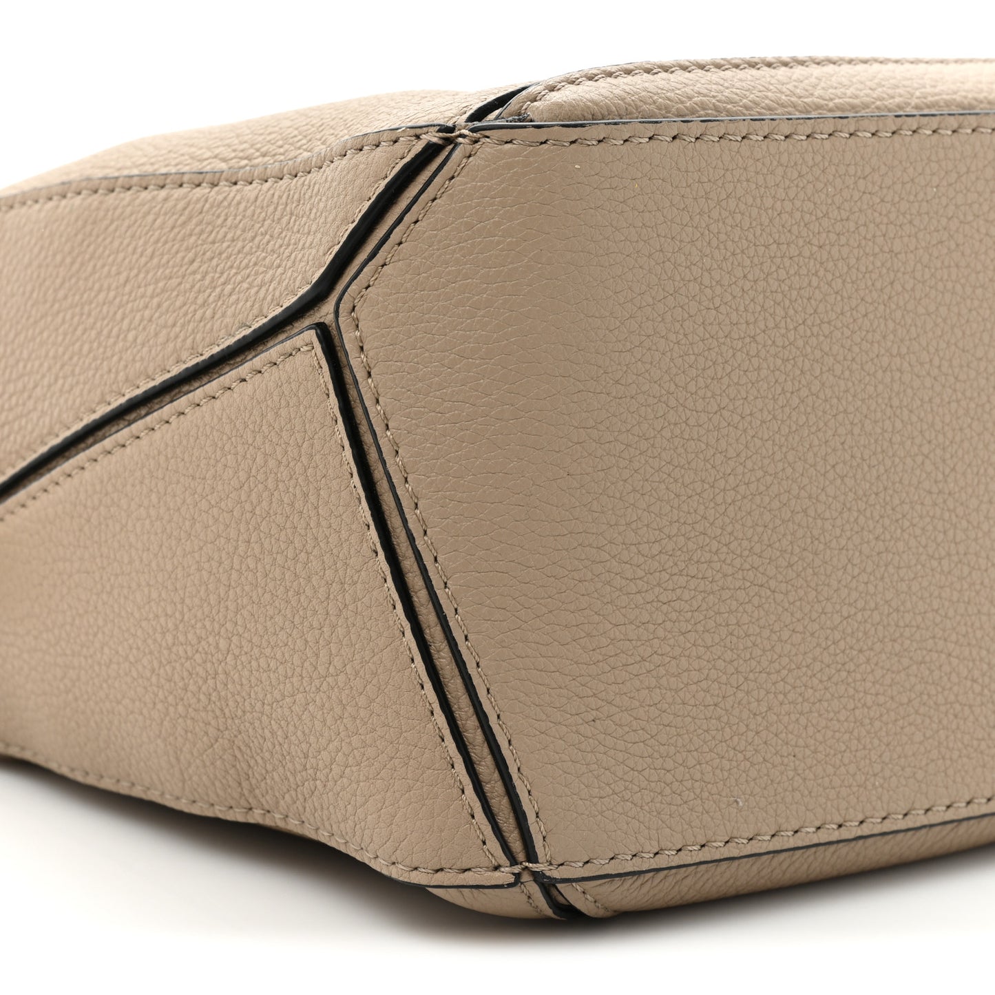 Grained Calfskin Small Puzzle Bag Sand Mink