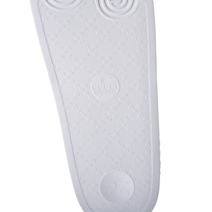 Gucci Nappa Original Gucci Mens Slide Sandals 8 Great White 6 of 7