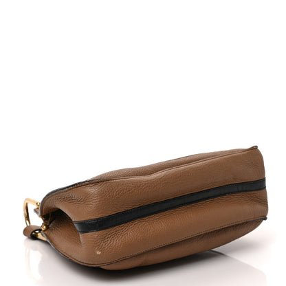 Chloe Grained Calfskin Small Hayley Hobo Nut 4 of 9