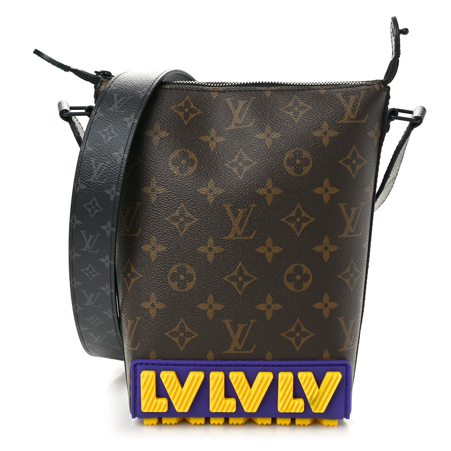 Louis Vuitton Monogram LV Rubber Cruiser Messenger Multicolor 1 of 10