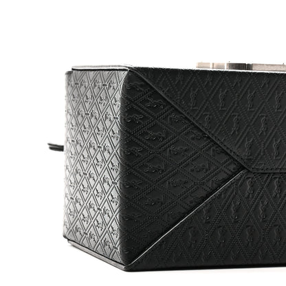 Saint Laurent Calfskin Monogram Take Away Box Black 8 of 9