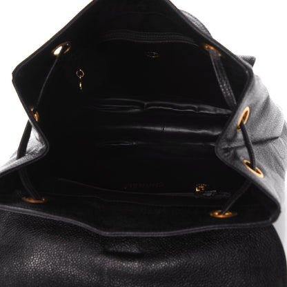 Chanel Caviar Drawstring Backpack Black 5 of 8