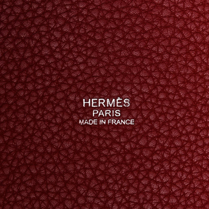 Hermes Taurillon Clemence Picotin Lock 18 PM Rouge Garance 6 of 10