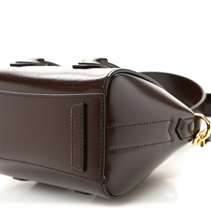 Givenchy Box Calfskin Toy Lock Antigona Shoulder Bag Ebony Brown 9 of 9