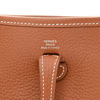 Hermes Taurillon Clemence Evelyne TPM Gold 6 of 11