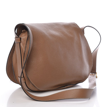 Chloe Calfskin Medium Marcie Round Crossbody Bag Nut 3 of 17