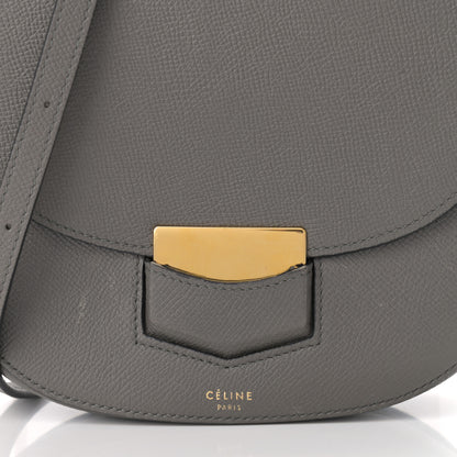 Celine Baby Grained Calfskin Small Trotteur Grey 7 of 10