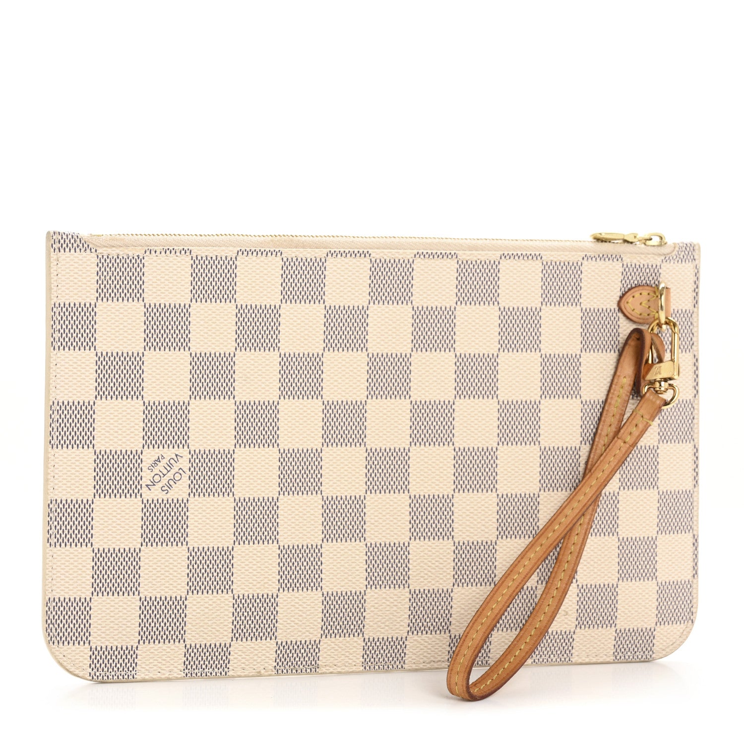 Louis Vuitton Damier Azur Neverfull MM GM Pochette 3 of 9