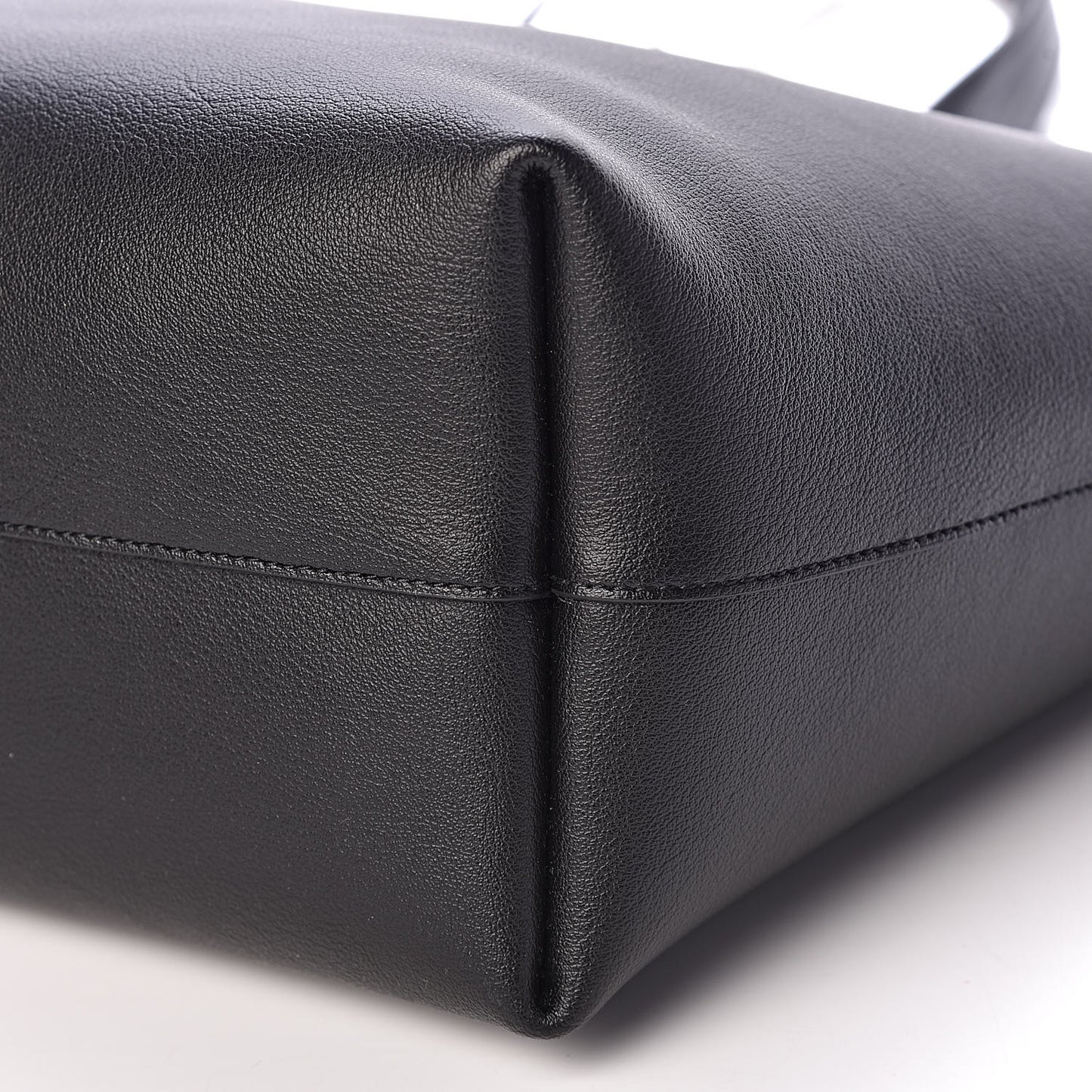 Calfskin Large Shopping Tote Black