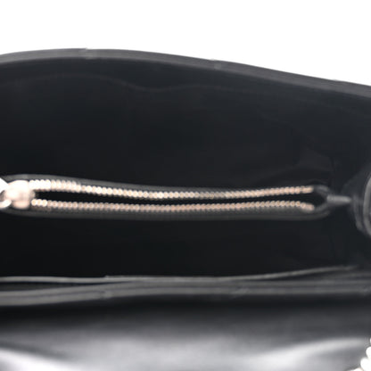 Saint Laurent Calfskin Y Quilted Monogram Small Loulou Chain Satchel Black 5 of 10