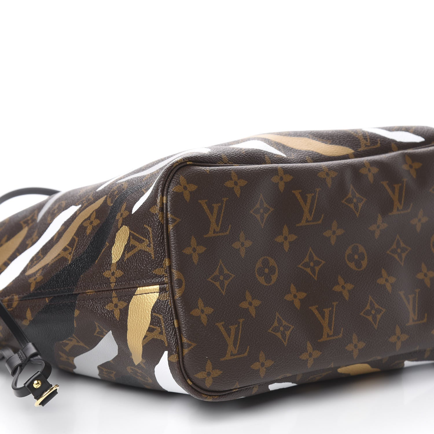 Louis Vuitton X LOL Monogram Neverfull MM Gold Silver 9 of 11